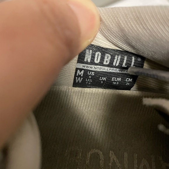 NOBULL - ARCTIC GREY TRAINER size 7.5 w 6 m - Picture 6 of 7